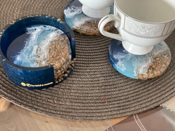 Taller Resina epoxi: posavasos marinos - Imagen 4